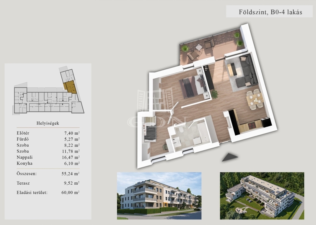 Verkauf Tata Wohnung (Ziegel)