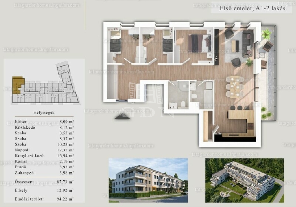 Verkauf Tata Wohnung (Ziegel)